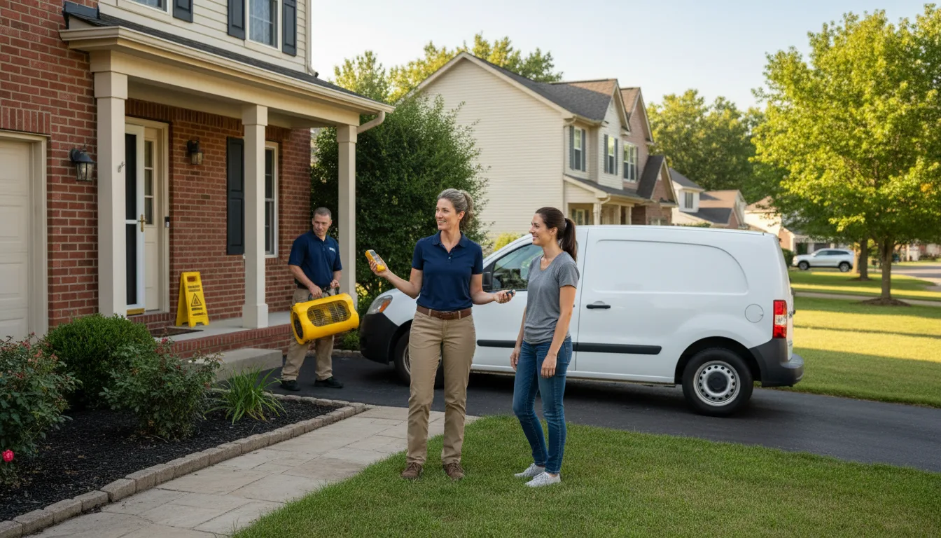 Residential water damage restoration in Mesquite, NV